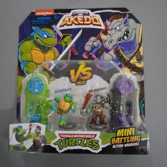 Legends of Akedo Teenage Mutant Ninja Turtles Mini Battling Warriors Pack - Picture 1 of 3